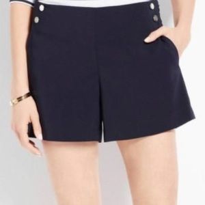 Ann Taylor Navy Retro Shorts